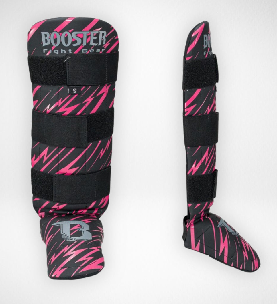 Booster Schienbeinschoner Kids Combat - Schwarz/Pink