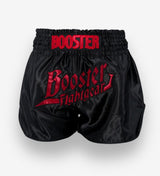 Booster Muay Thai Shorts Thunder - Schwarz/Rot