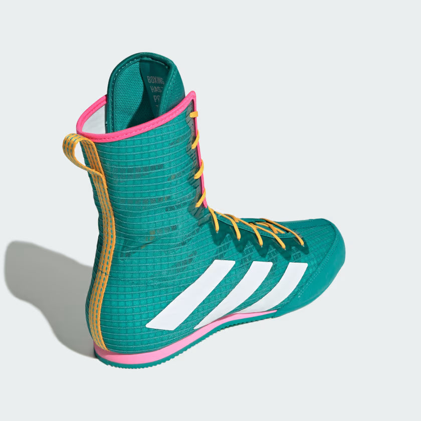 Adidas Boxschuhe Box Hog 4 – Grün/Orange/Rosa