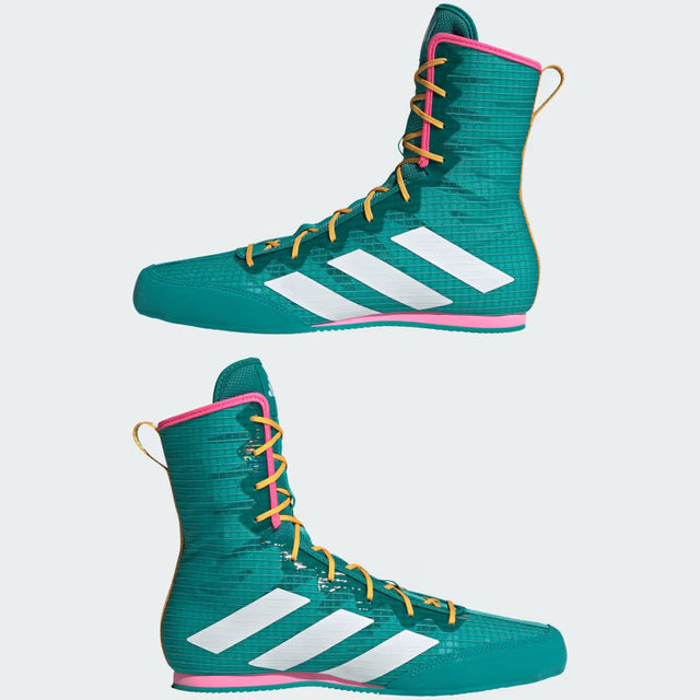Adidas Boxschuhe Box Hog 4 – Grün/Orange/Rosa