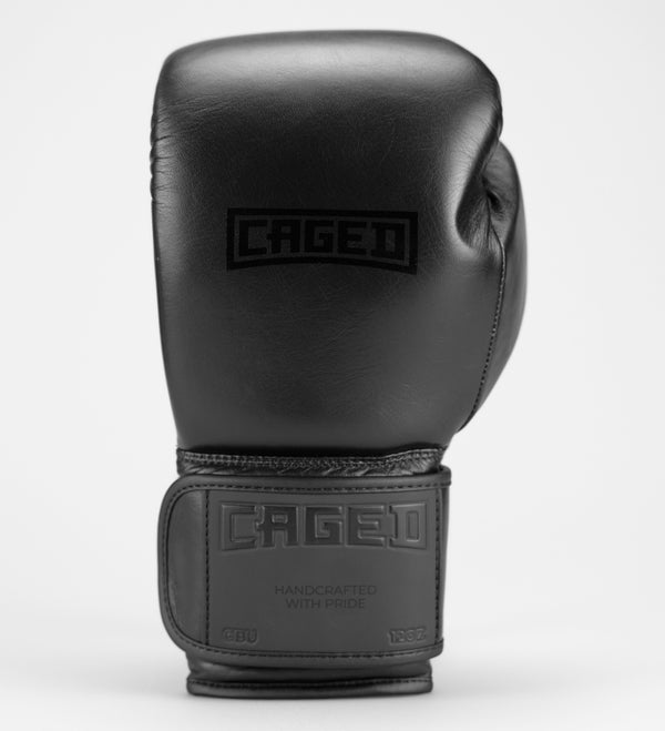 Caged Boxhandschuhe 'X' Series - Schwarz/Schwarz