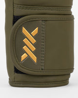 Caged Boxhandschuhe Core - Khakigrün/Gold