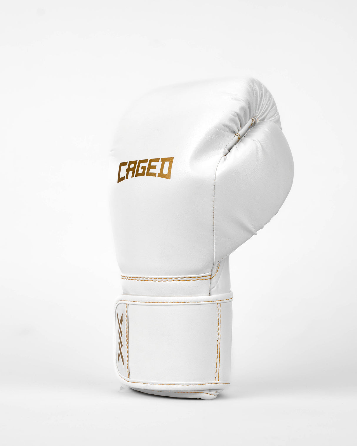 Caged Boxhandschuhe Core - Weiss/Gold