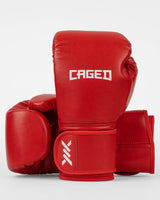 Caged Boxhandschuhe Core - Rot/Weiss