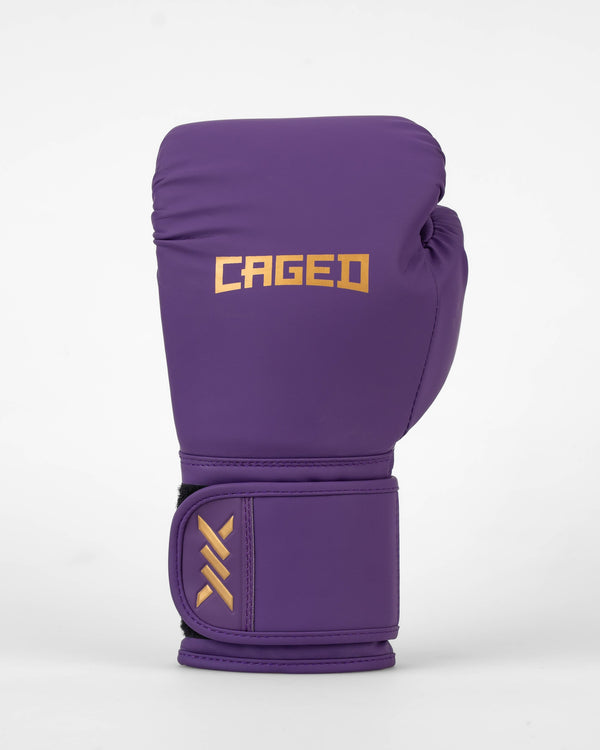 Caged Boxhandschuhe Core - Lila/Gold