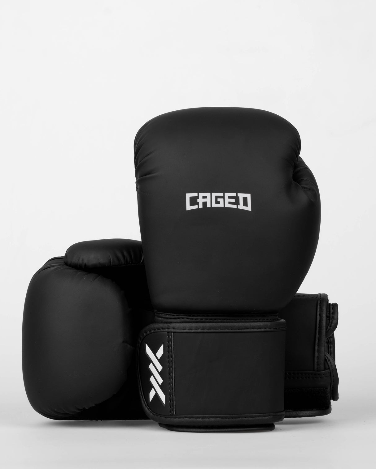 Caged Boxhandschuhe Spark Kids - Mattschwarz/Weiss