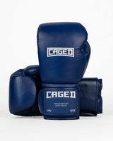 Caged Boxhandschuhe 'X' Series - Marineblau/Weiss