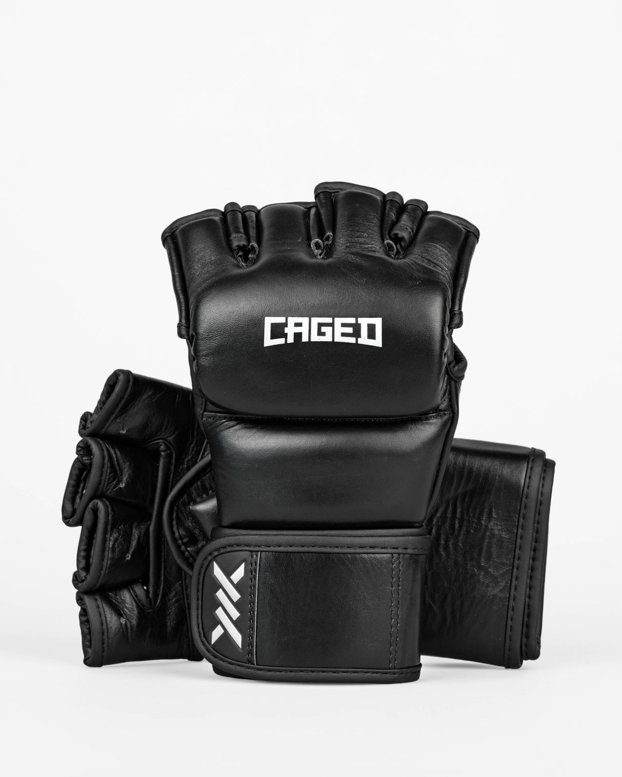 Caged MMA Handschuhe 'X' Series - Schwarz/Weiss