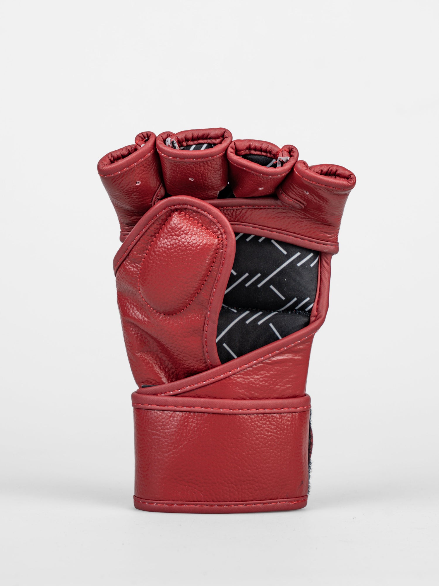 Caged MMA Handschuhe 'X' Series - Bordeauxrot/Weiss