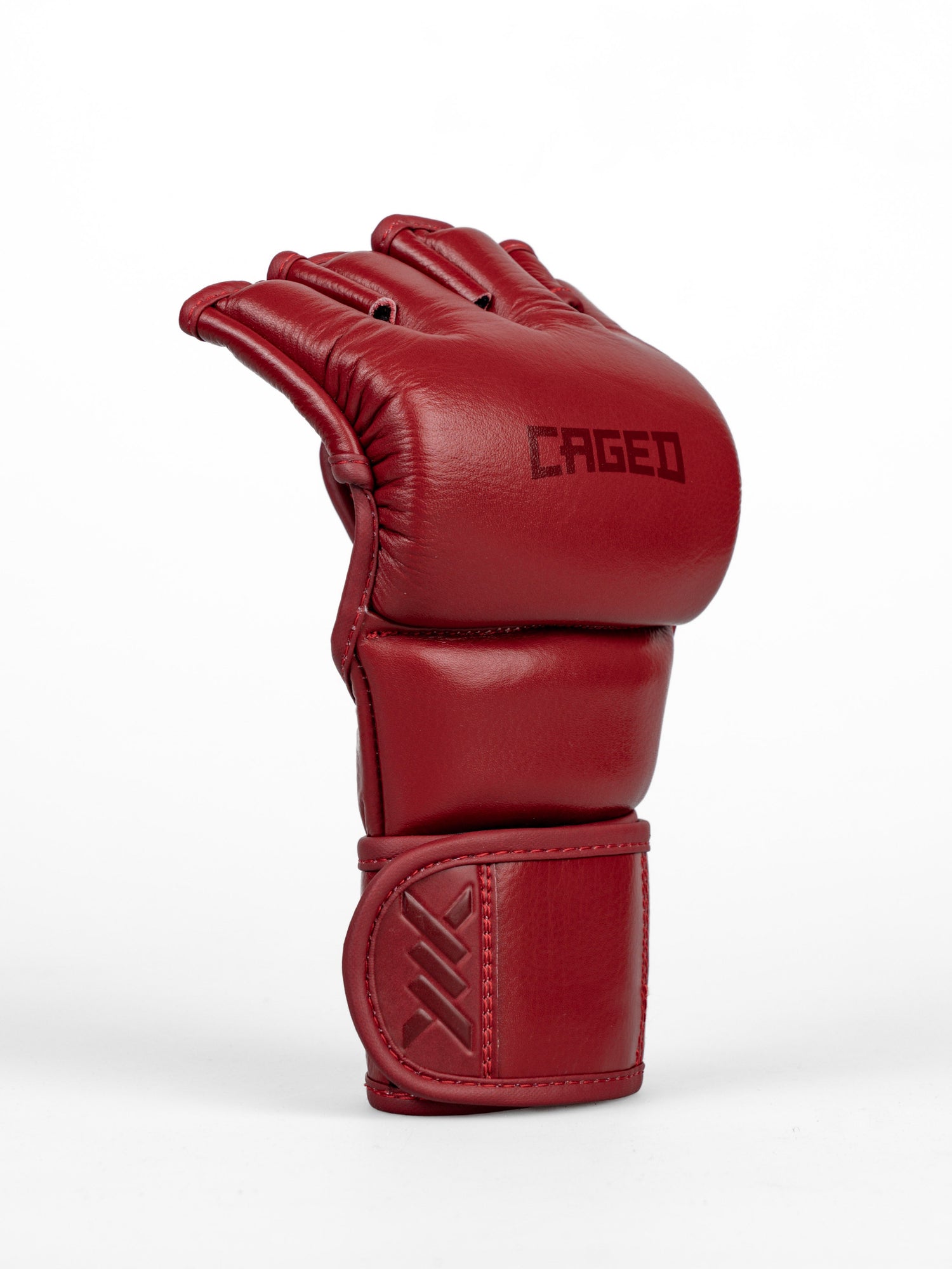 Caged MMA Handschuhe 'X' Series - Bordeauxrot