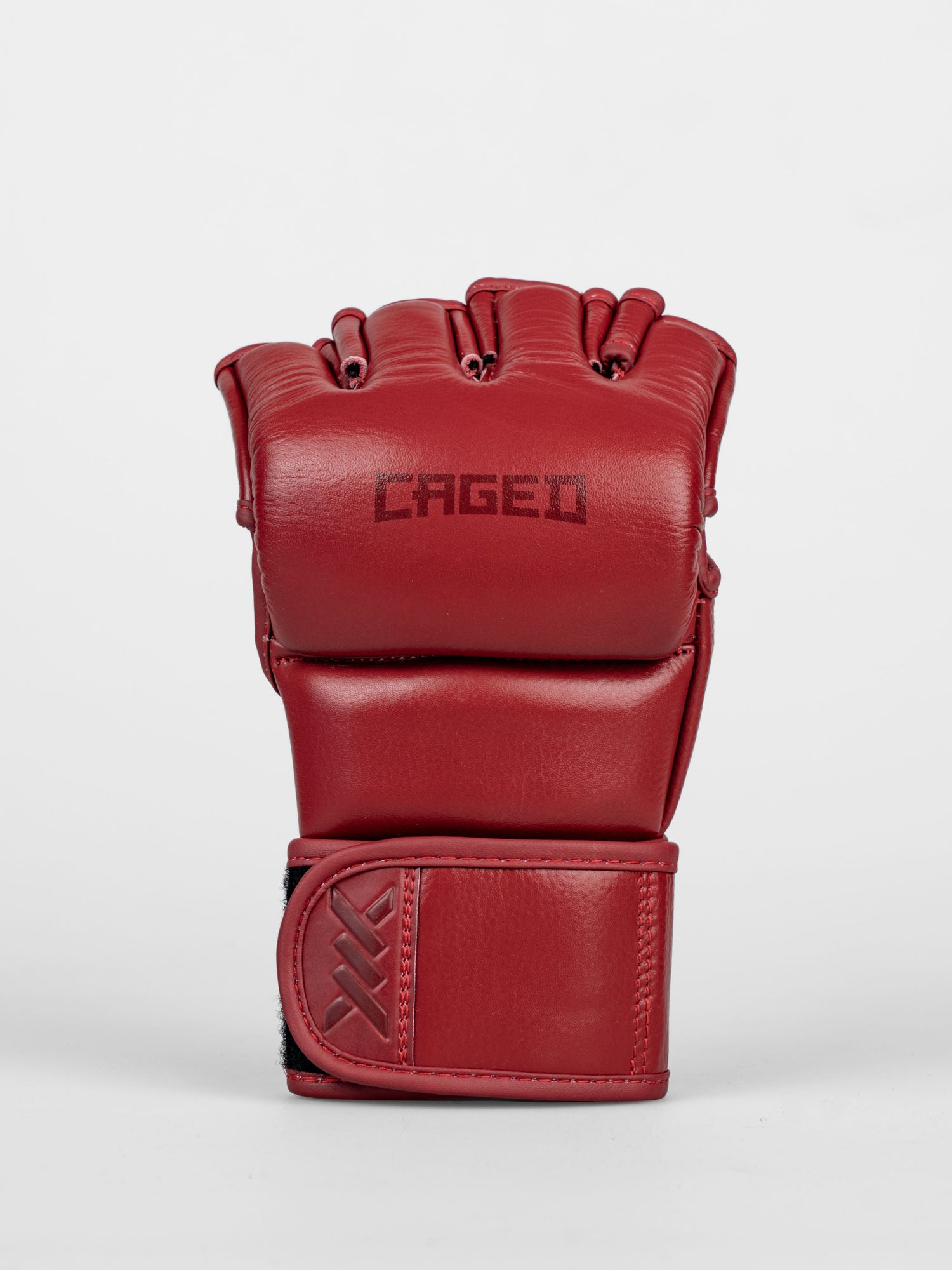 Caged MMA Handschuhe 'X' Series - Bordeauxrot