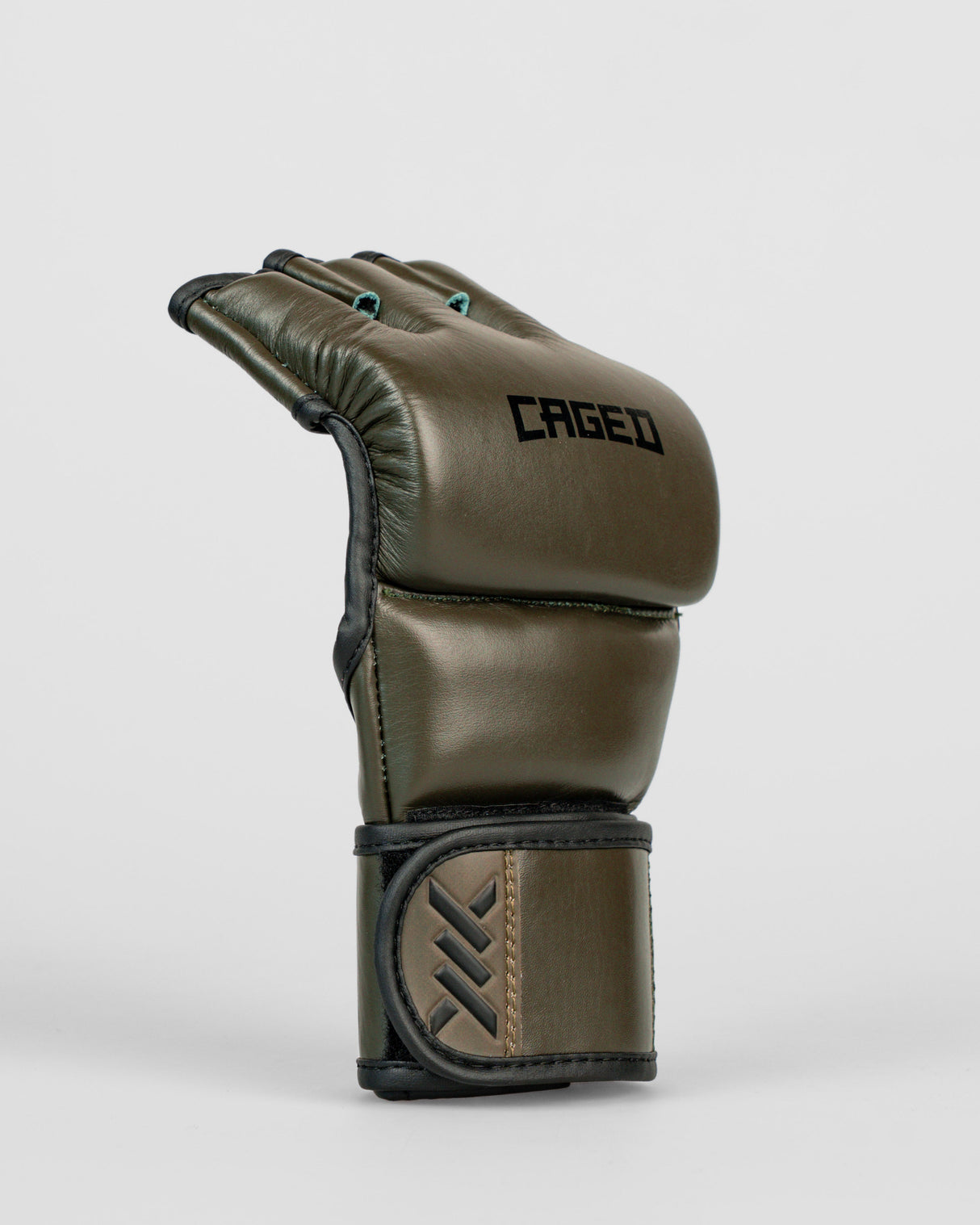 Caged MMA Handschuhe 'X' Series - Khakigrün/Schwarz
