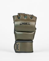 Caged MMA Handschuhe 'X' Series - Khakigrün/Schwarz