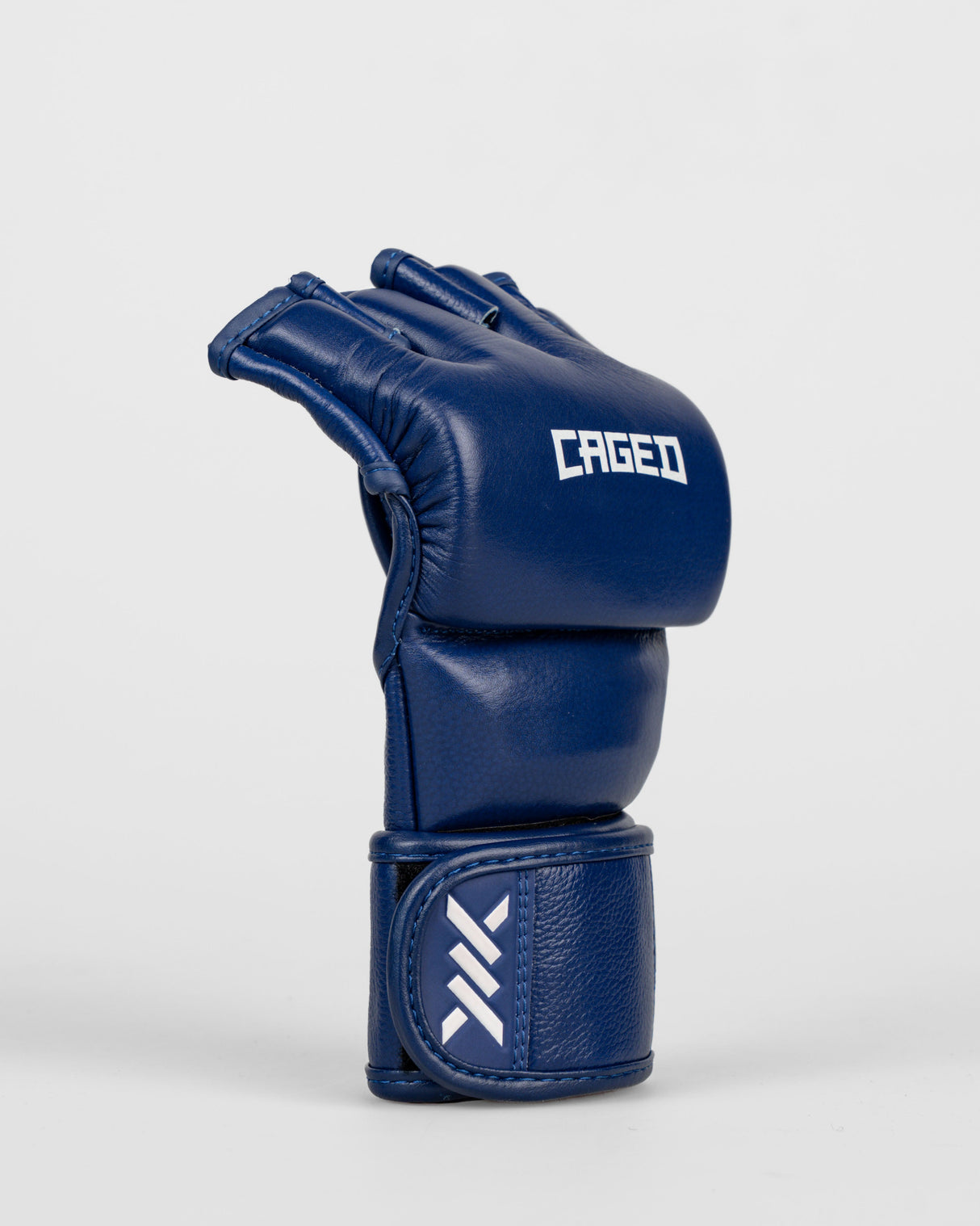 Caged MMA Handschuhe 'X' Series - Marineblau/Weiss