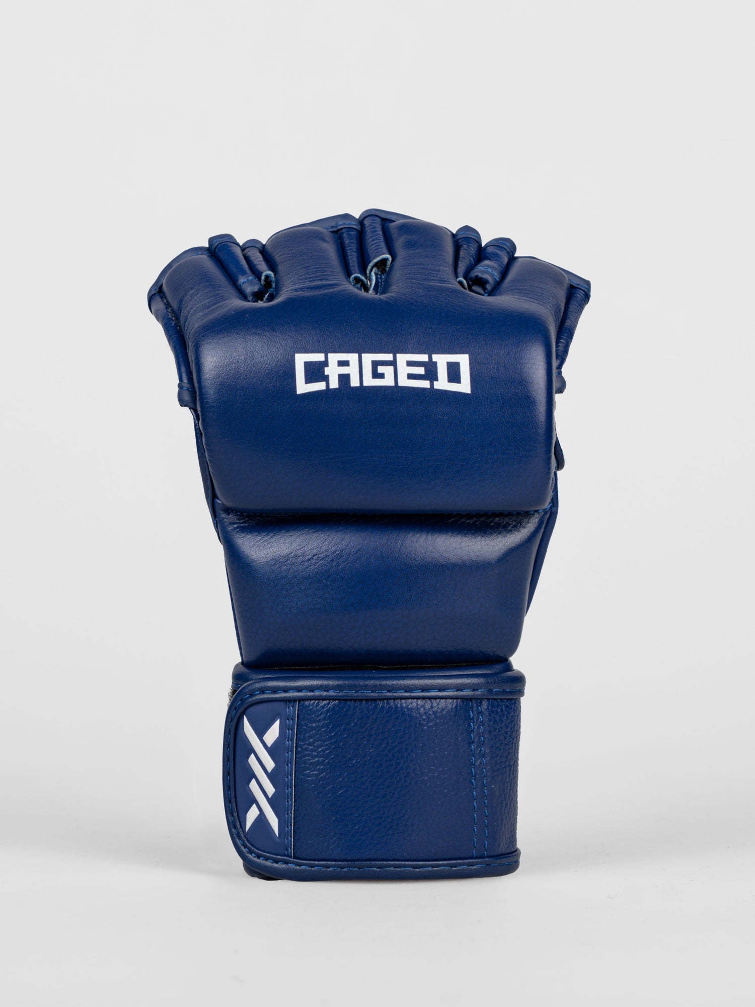 Caged MMA Handschuhe 'X' Series - Marineblau/Weiss