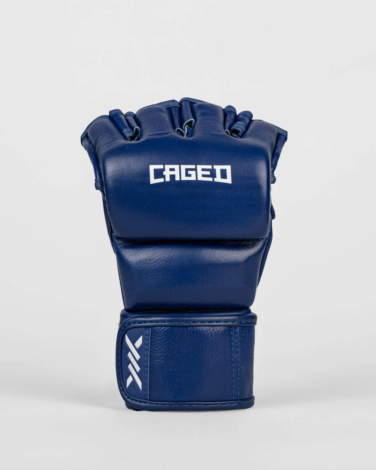 Caged MMA Handschuhe 'X' Series - Marineblau/Weiss
