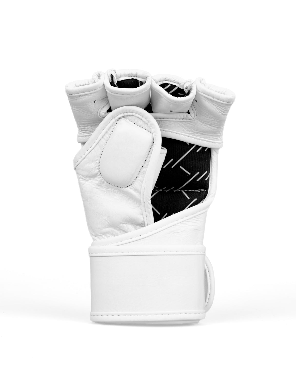 Caged MMA Handschuhe 'X' Series - Weiss/Schwarz