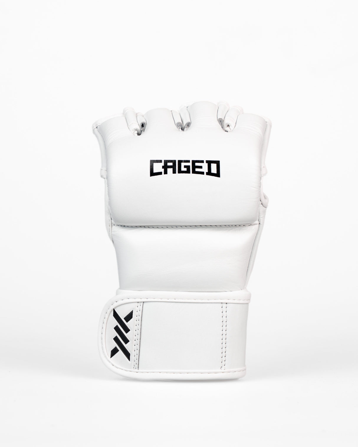 Caged MMA Handschuhe 'X' Series - Weiss/Schwarz