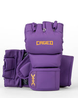 Caged MMA-Handschuhe Shadow - Lila/Gold