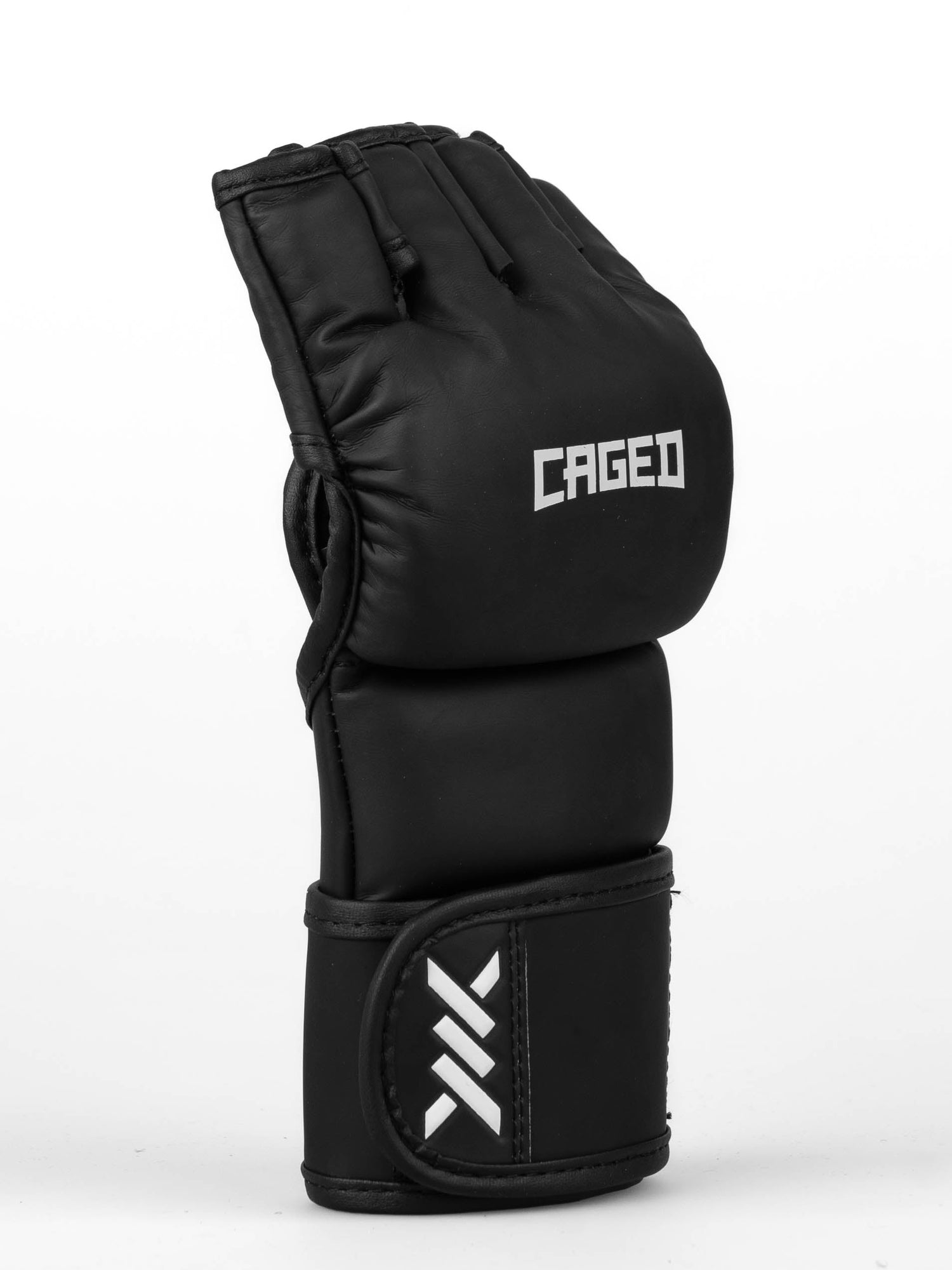 Caged MMA-Handschuhe Shadow - Mattschwarz/Weiss