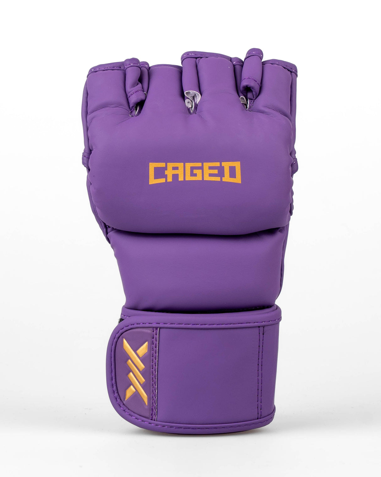 Caged MMA-Handschuhe Shadow - Lila/Gold
