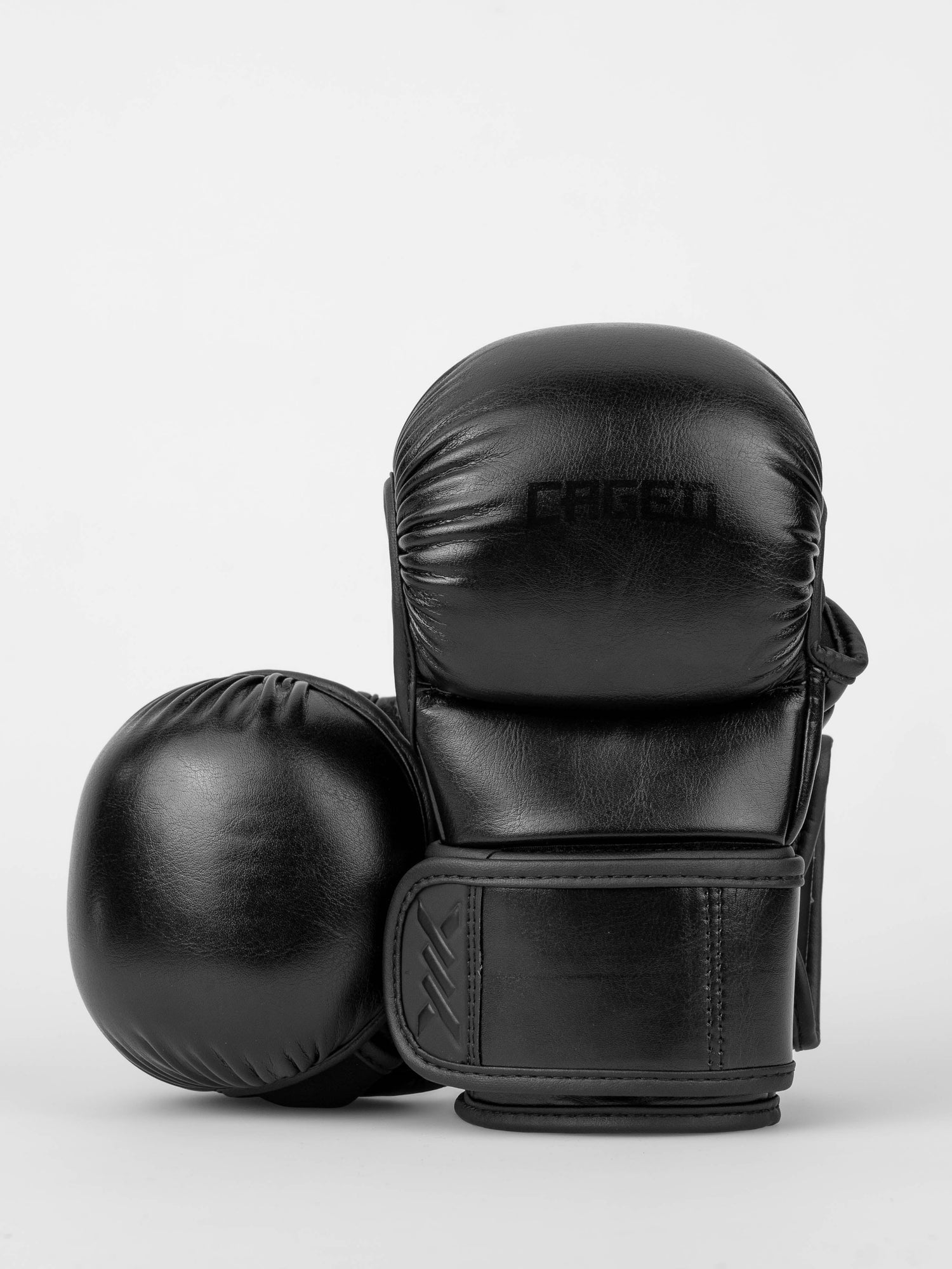 Caged MMA-Sparringhandschuhe Shadow - Schwarz/Schwarz