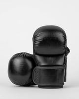 Caged MMA-Sparringhandschuhe Shadow - Schwarz/Schwarz