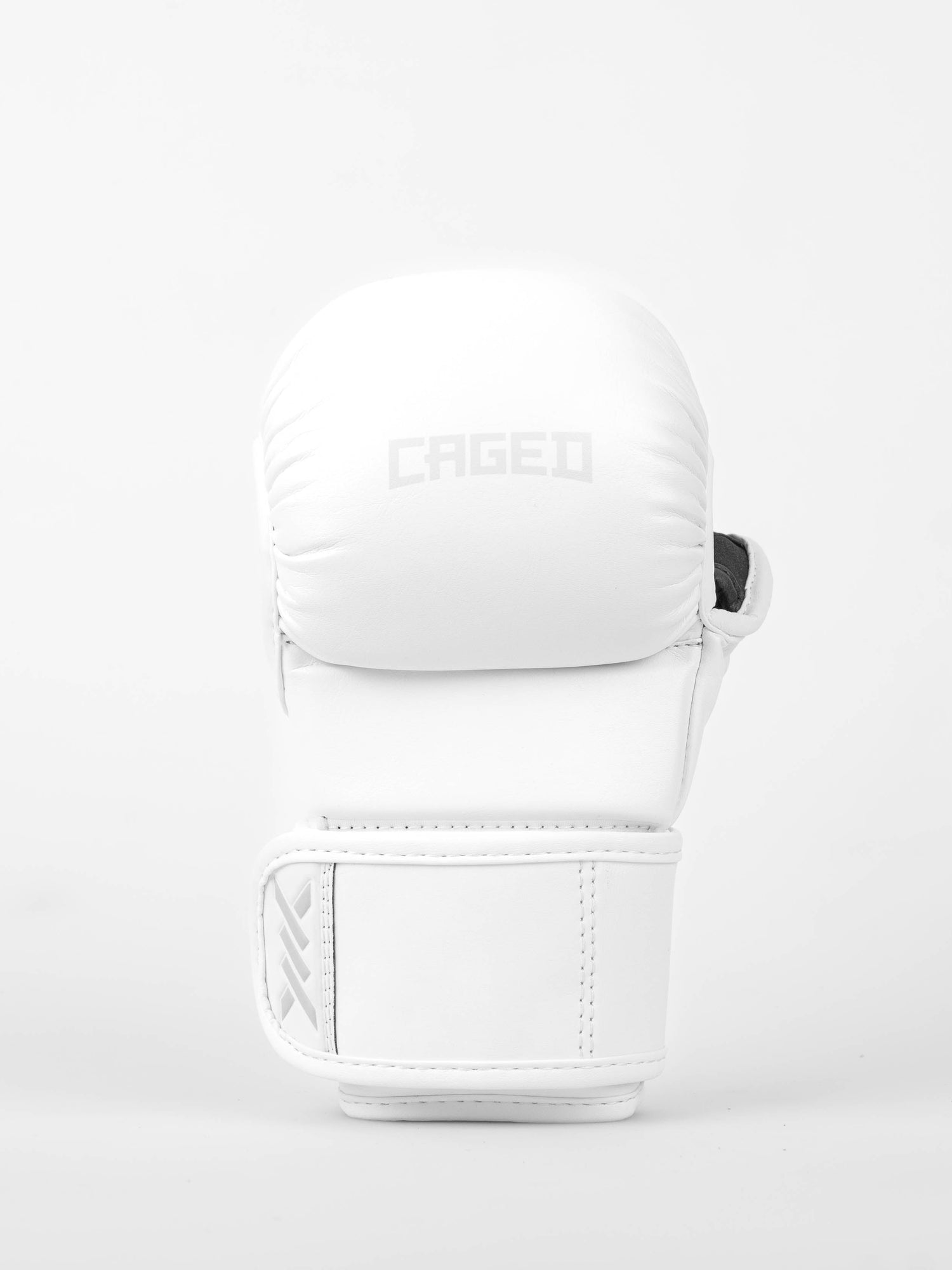 Caged MMA-Sparringhandschuhe Shadow - Weiss/Weiss