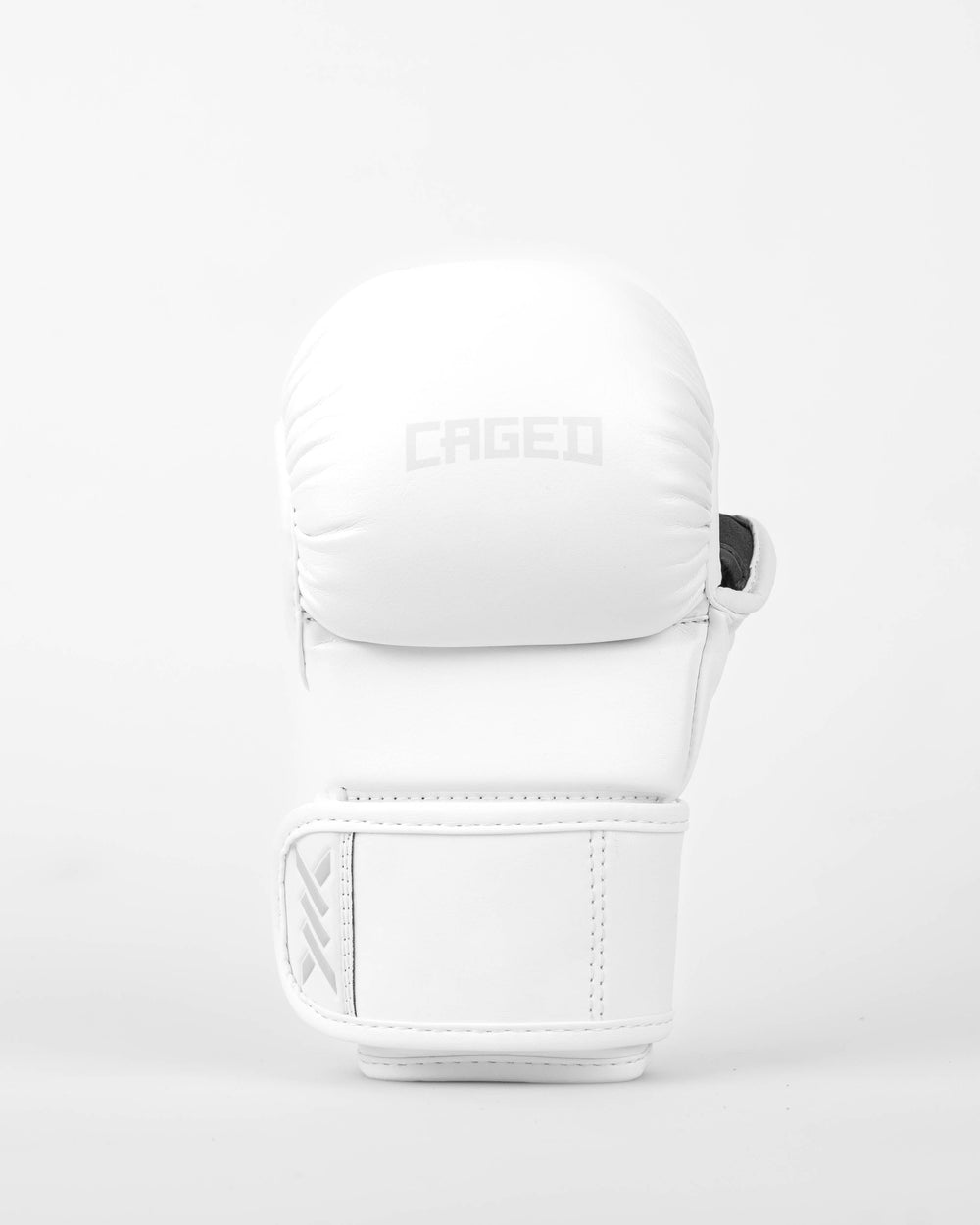 Caged MMA-Sparringhandschuhe Shadow - Weiss/Weiss