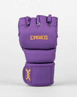 Caged MMA-Handschuhe Shadow - Lila/Gold