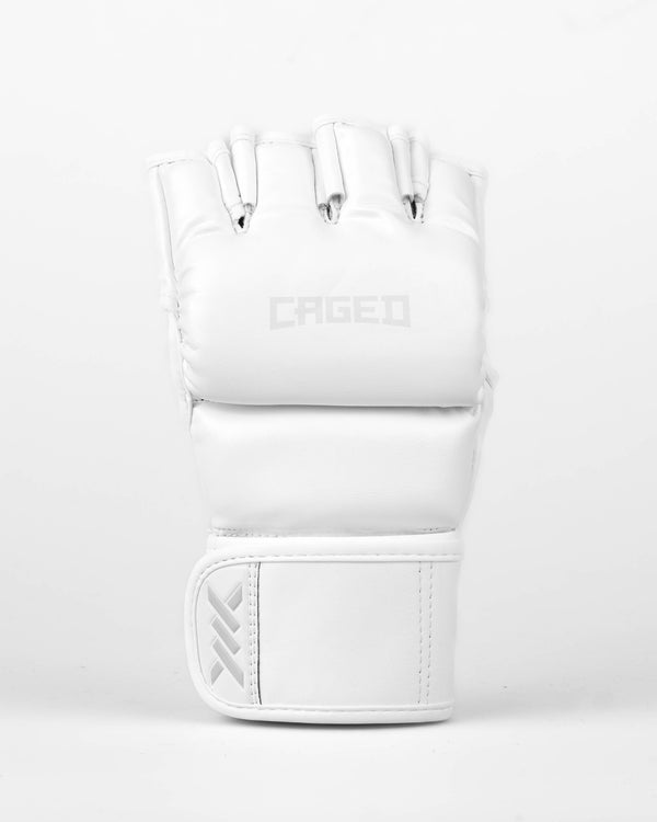 Caged MMA-Handschuhe Shadow - Weiss/Weiss