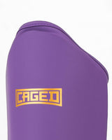 Caged Schienbeinschoner Shadow - Lila/Gold