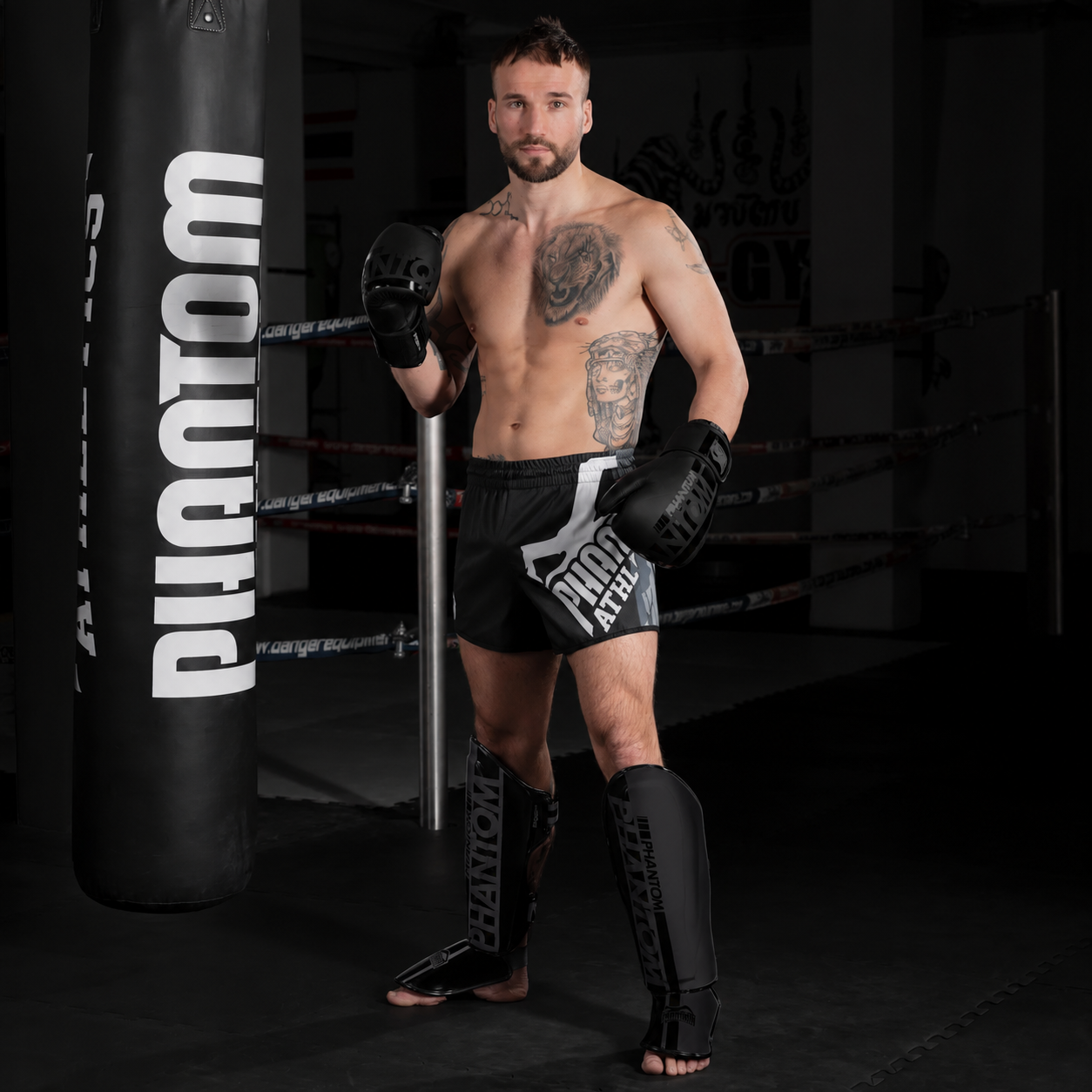 Phantom Athletics Schienbeinschoner APEX Striking - Blackout