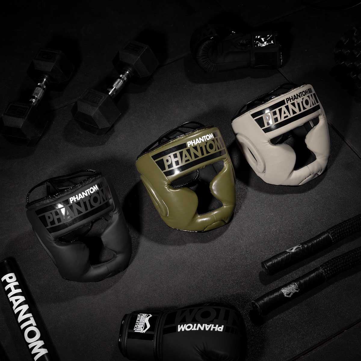 Phantom Athletics Kopfschutz Apex Full Face - Schwarz