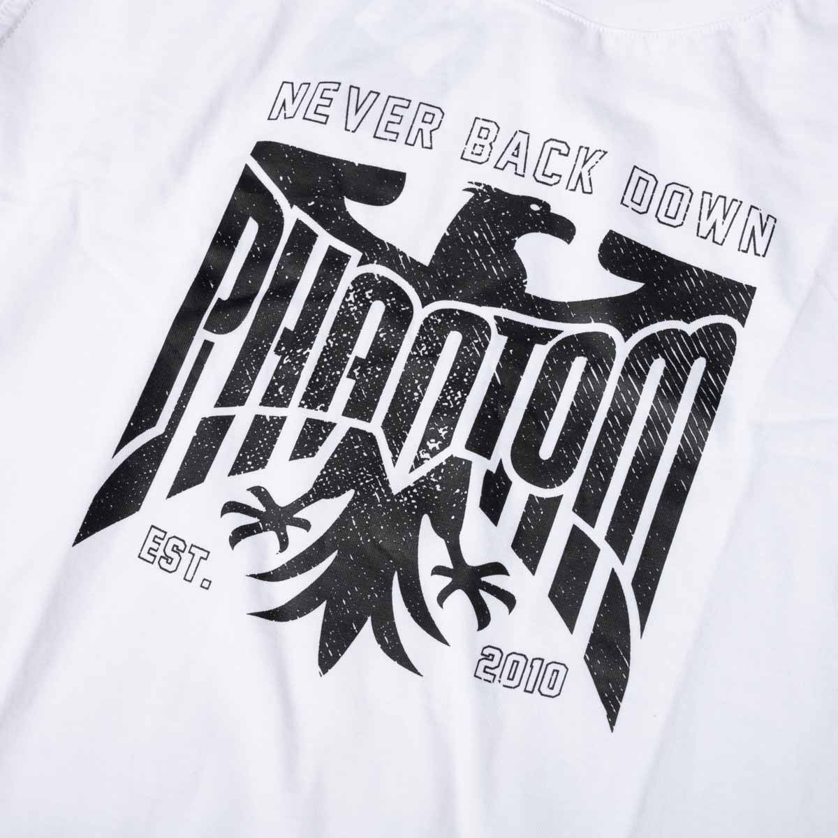 Phantom Athletics T-Shirt Germany Never Back Down - Weiß