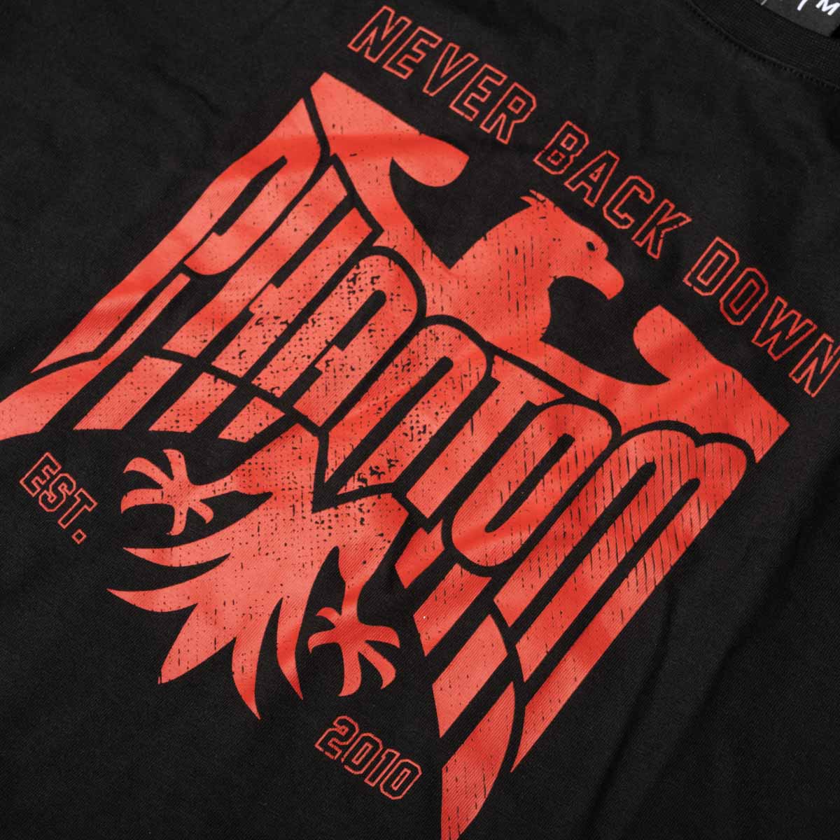 Phantom Athletics T-Shirt Germany Never Back Down - Schwarz/Rot