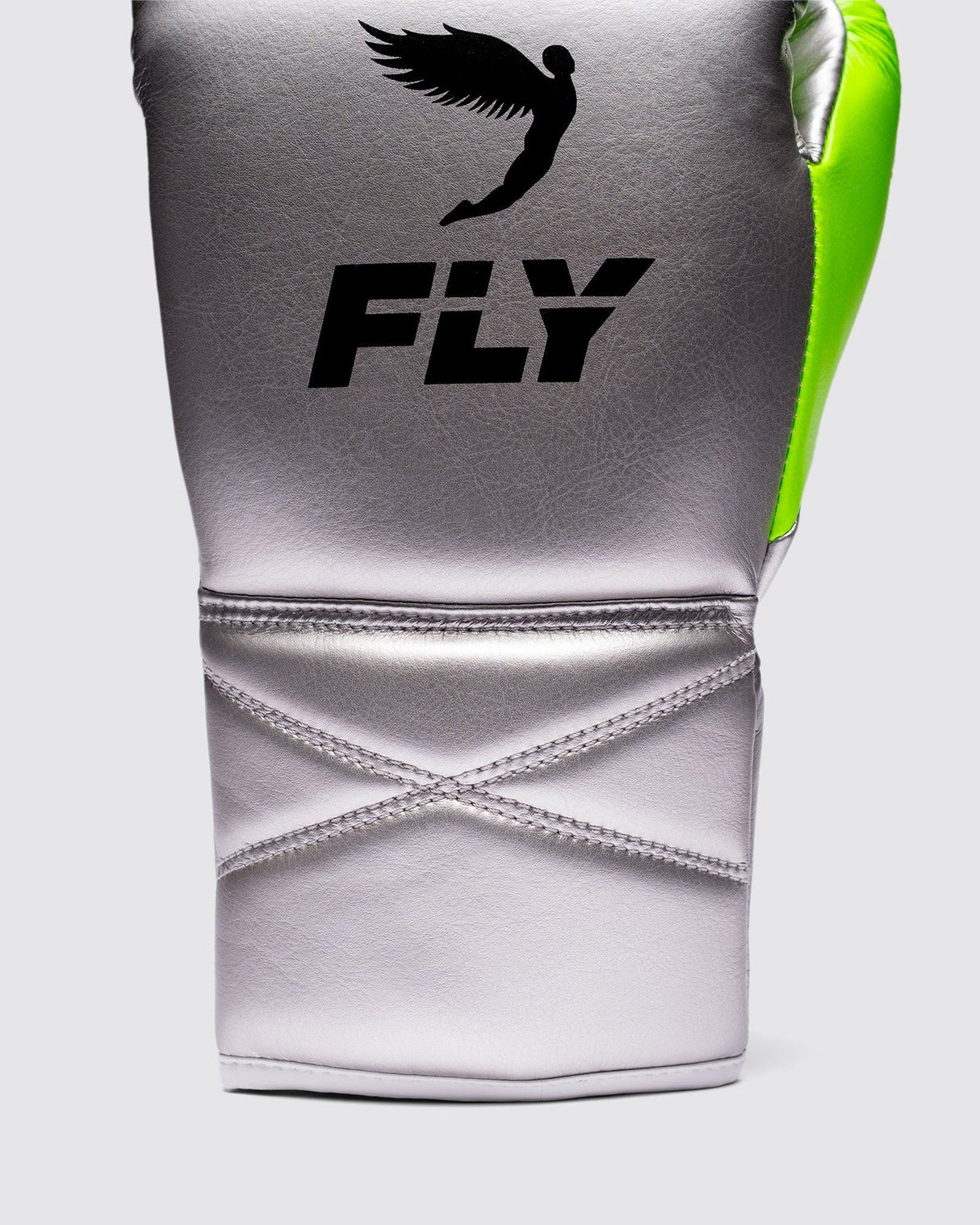 Fly Boxhandschuhe Superlace Pro X 2 - Silber/Neongrün
