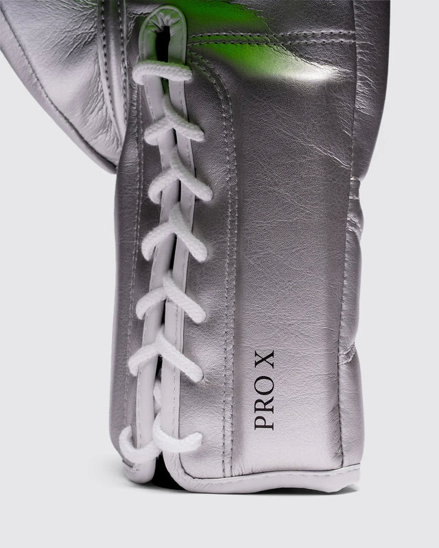 Fly Boxhandschuhe Superlace Pro X 2 - Silber/Neongrün