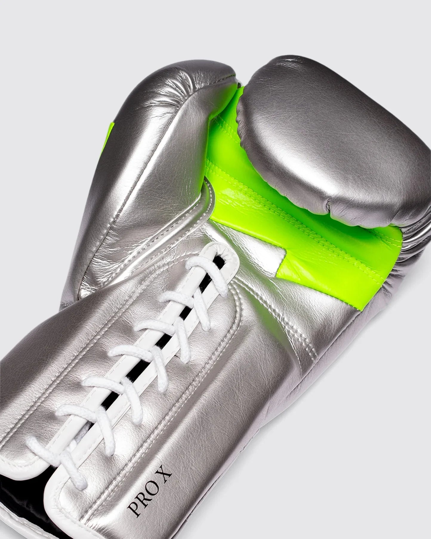 Fly Boxhandschuhe Superlace Pro X 2 - Silber/Neongrün
