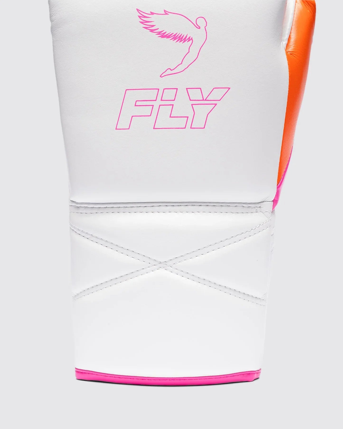 Fly Boxhandschuhe Superlace Pro X 2 - Weiß/Rosa/Orange