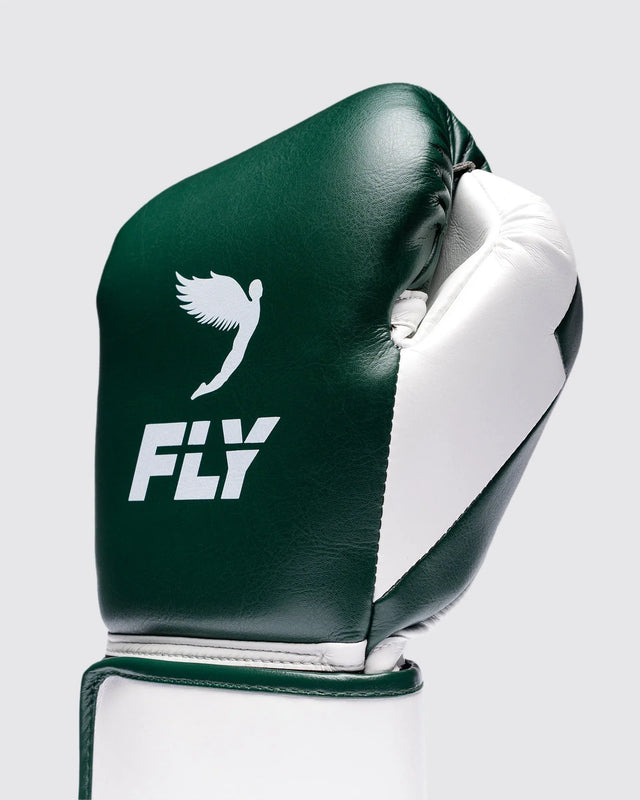 Fly Boxhandschuhe Superloop Pro X 2 - Dunkelgrün/Weiß