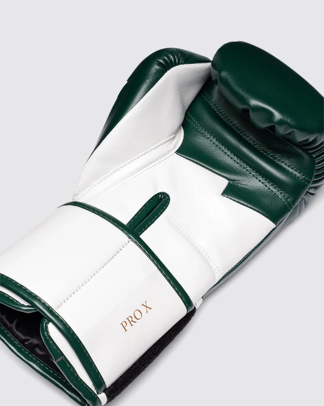 Fly Boxhandschuhe Superloop Pro X 2 - Dunkelgrün/Weiß