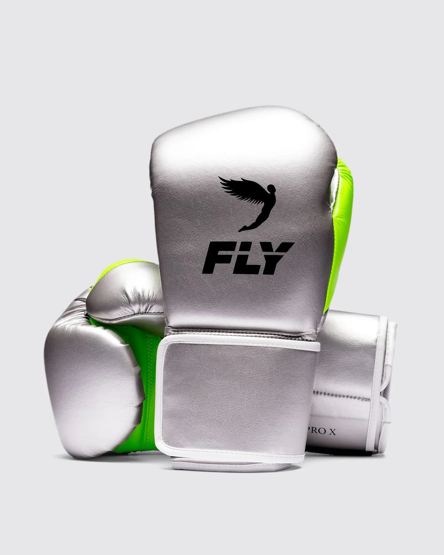 Fly Boxhandschuhe Superloop Pro X 2 - Silber/Neon Grün