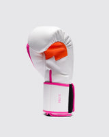 Fly Boxhandschuhe Superloop Pro X 2 - Weiß/Rosa/Orange