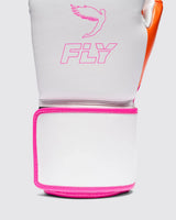 Fly Boxhandschuhe Superloop Pro X 2 - Weiß/Rosa/Orange
