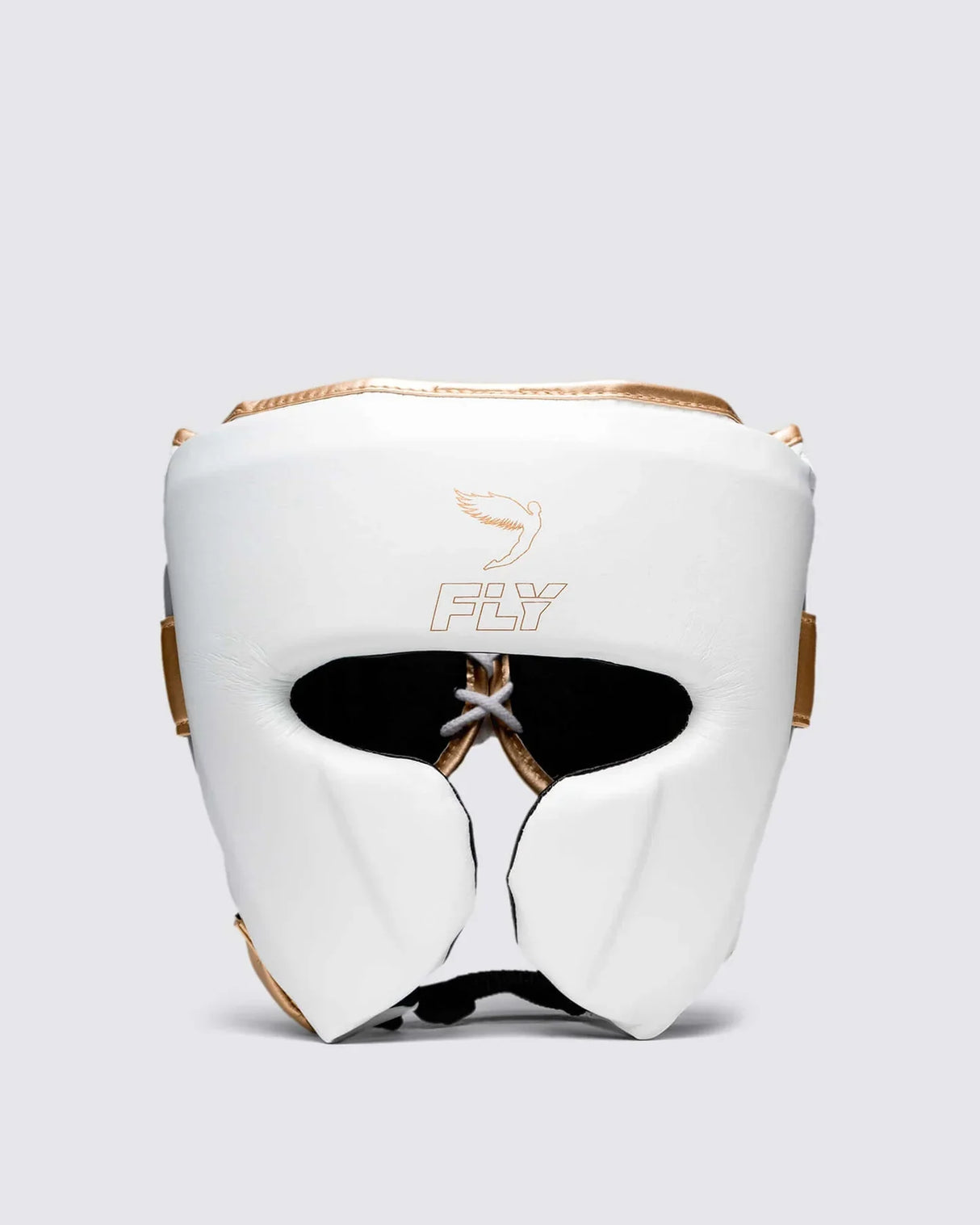 Fly Kopfschutz Knight X - Weiß/Grau/Gold