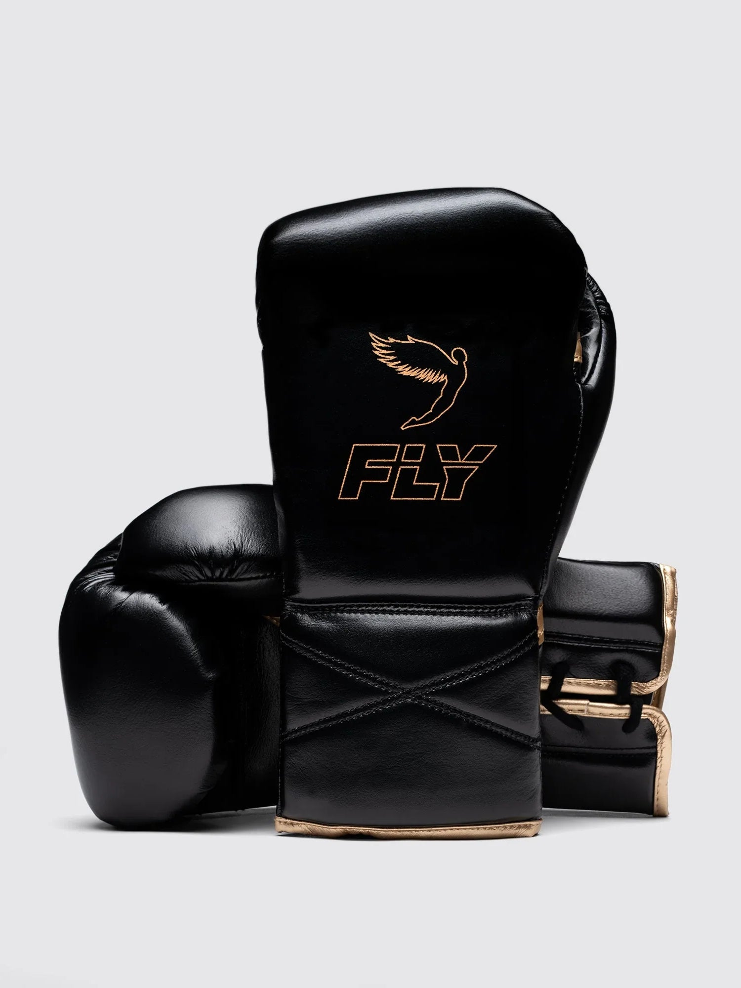 Fly Boxhandschuhe Superlace Pro X 2 - Schwarz/Gold
