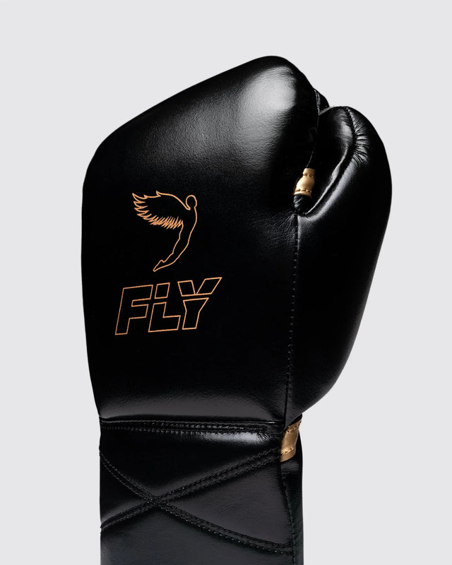 Fly Boxhandschuhe Superlace Pro X 2 - Schwarz/Gold