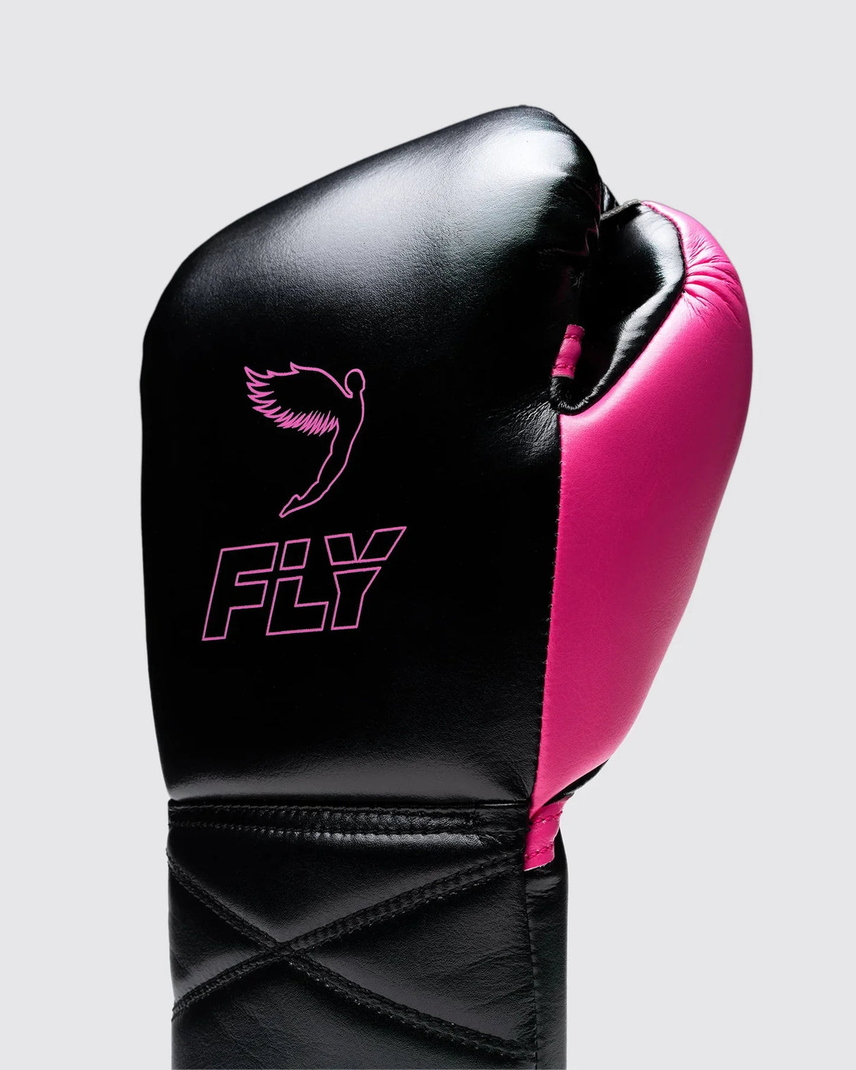 Fly Boxhandschuhe Superlace Pro X 2 - Schwarz/Rosa
