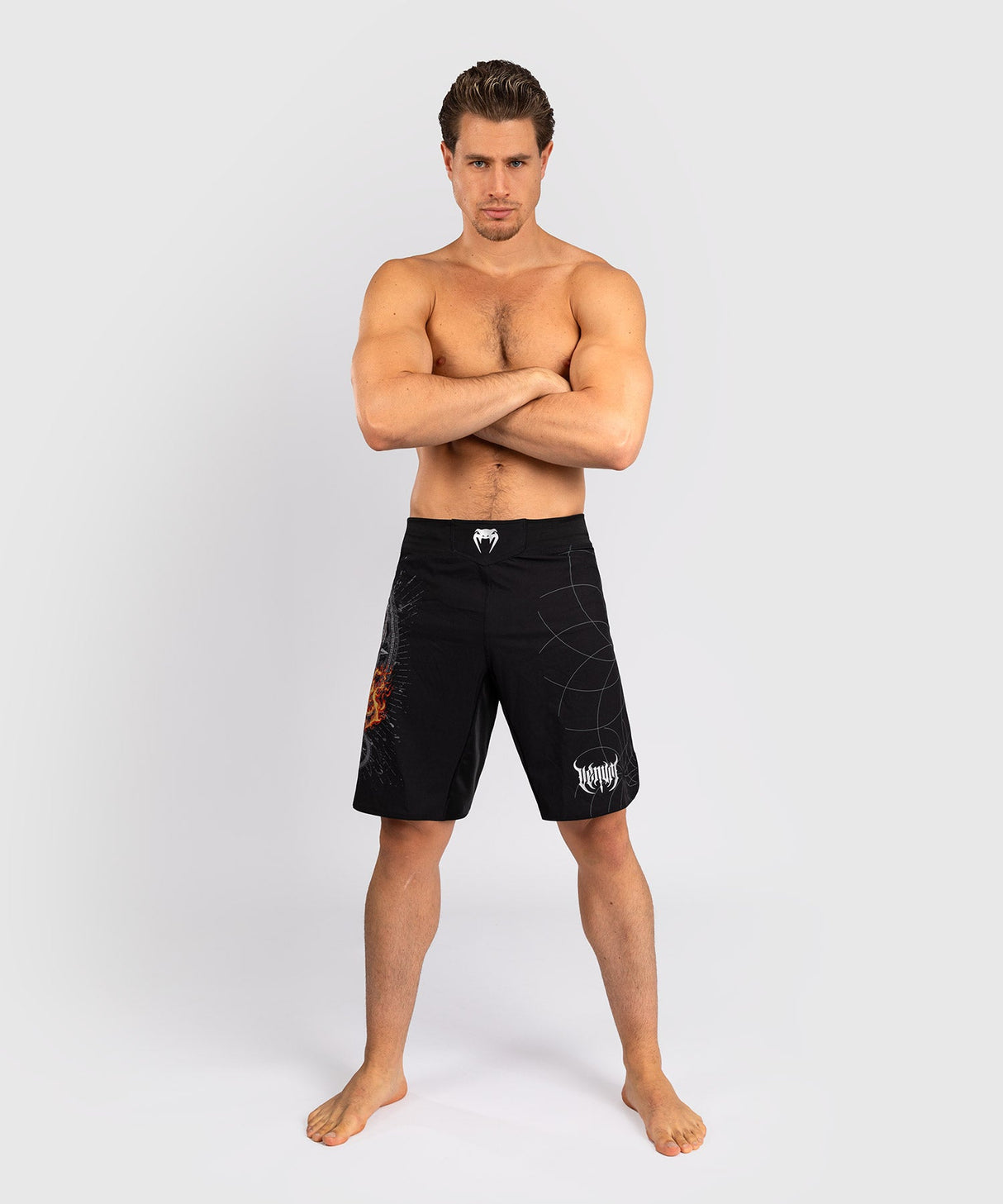Venum MMA Shorts Gladiator 5.0 – Schwarz/Silber